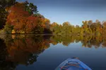 Once a federal toxic Superfund site, it's now a great place to take your camera for shooting Alcyon Lake photos in Pitman New Jersey