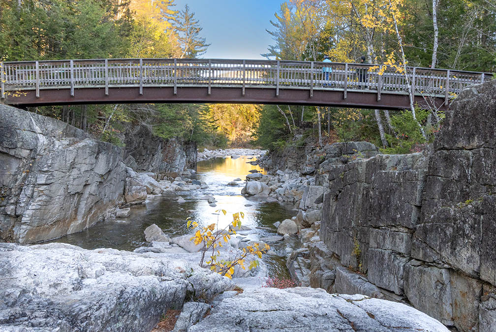 Pedestrian bridge over Rocky Gorge NH Pedestrian bridge over Rocky Gorge NH