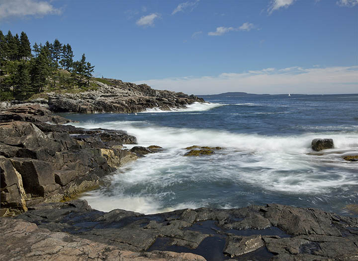 Acadia rocks ocean