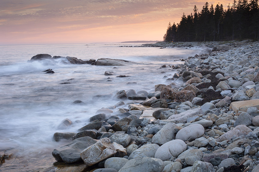 Rock beach in Acadia