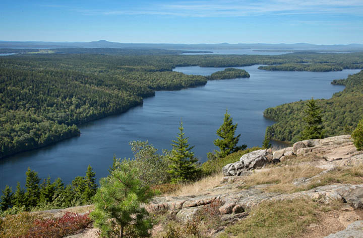 View from Beech Mountain Acadia