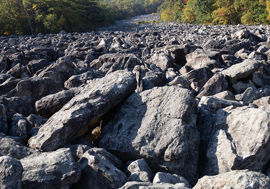 Blue Rocks Close-up