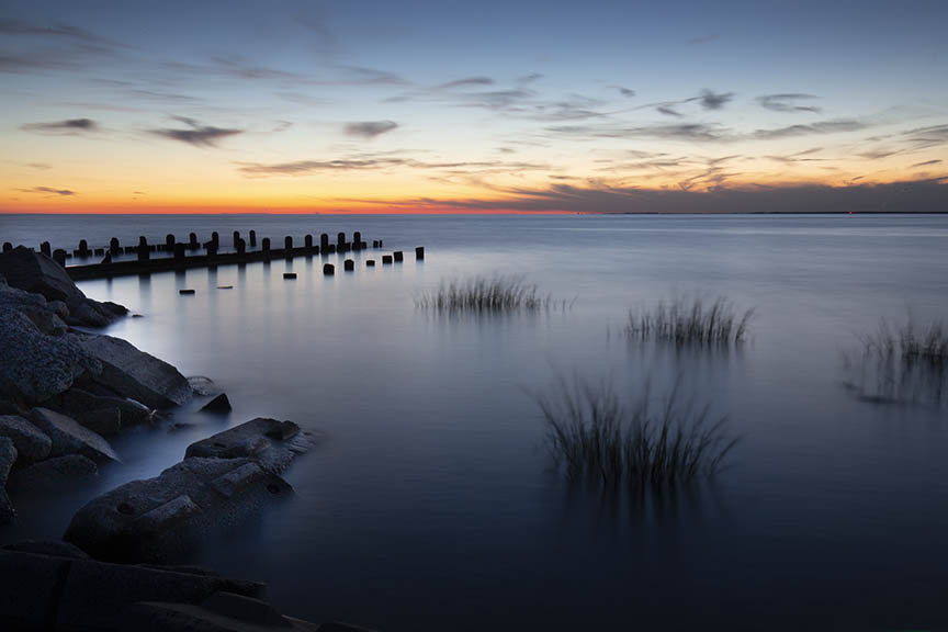 Delaware Bay Sunset From East Point, Heislerville, NJ