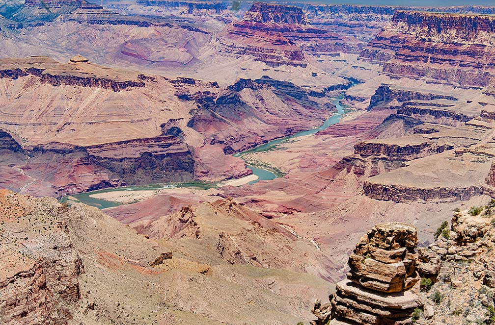Desert view near watchtower Grand Canyon