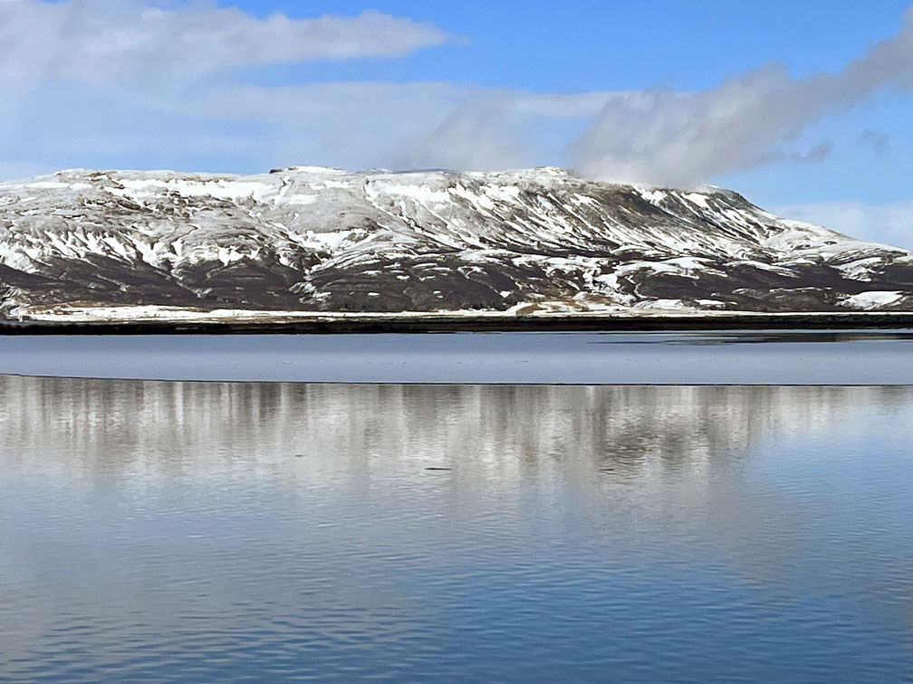 Iceland Mountain Reflection