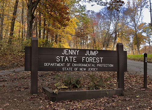 Jenny Jump Forest sign