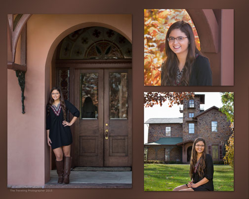 Senior portrait taken on location in Glassboro NJ