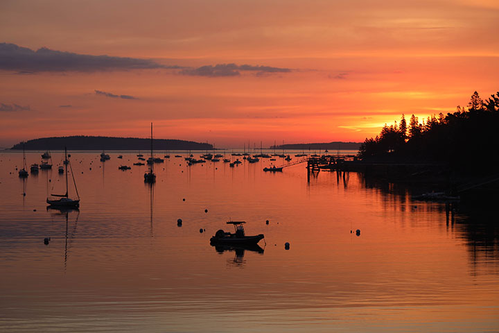 Maine Soutwest Harbor Sunrise