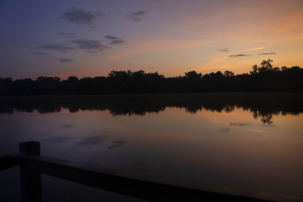 Parvin Lake sunrise