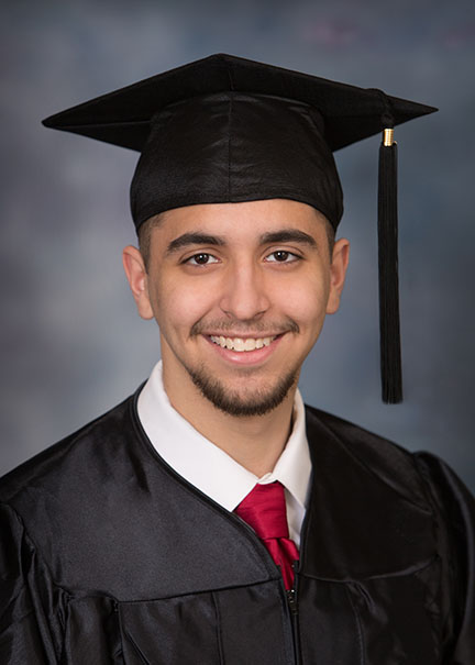 Boy's formal senior portrait in South Jersey.