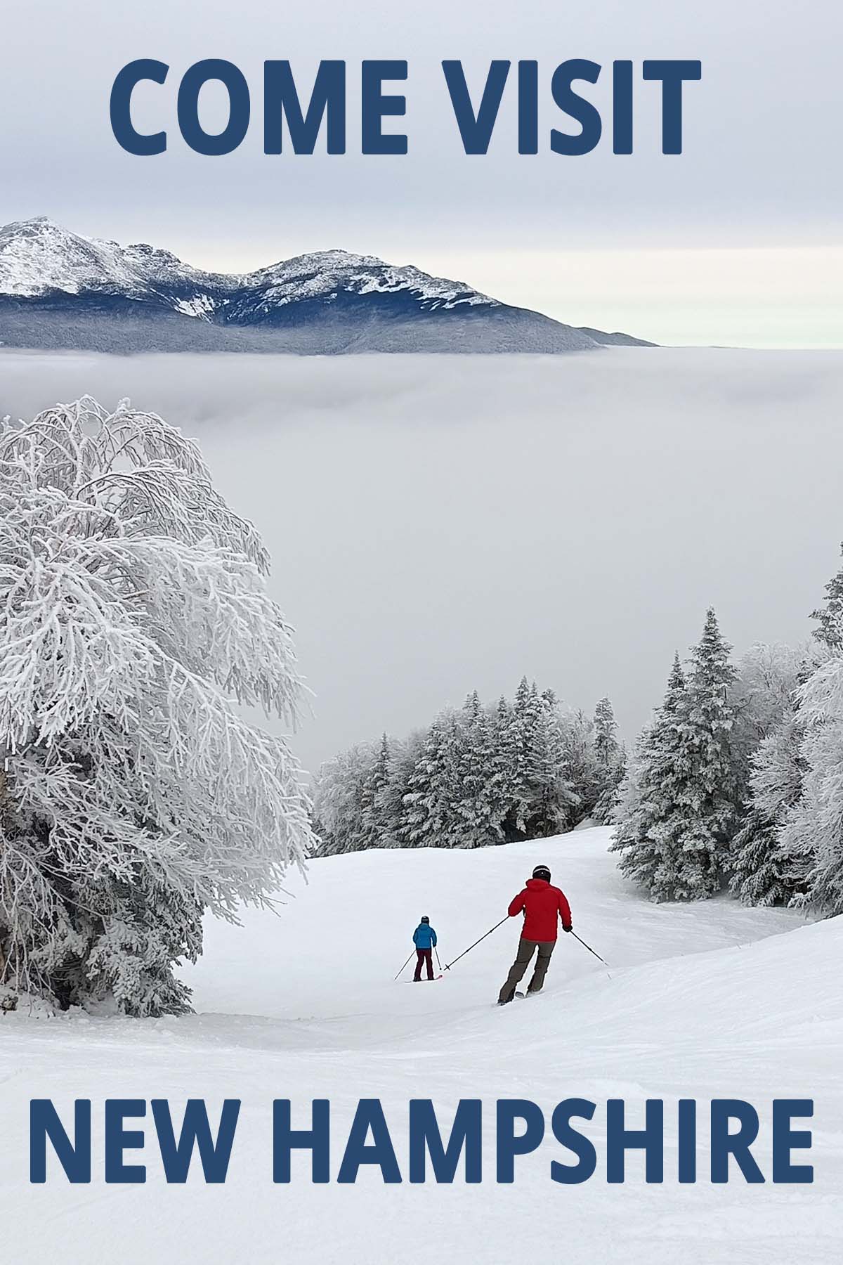 Wildcat Mountain New Hampshire skiers