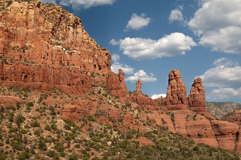 View of red rocks from Chapel of The Holy Cross