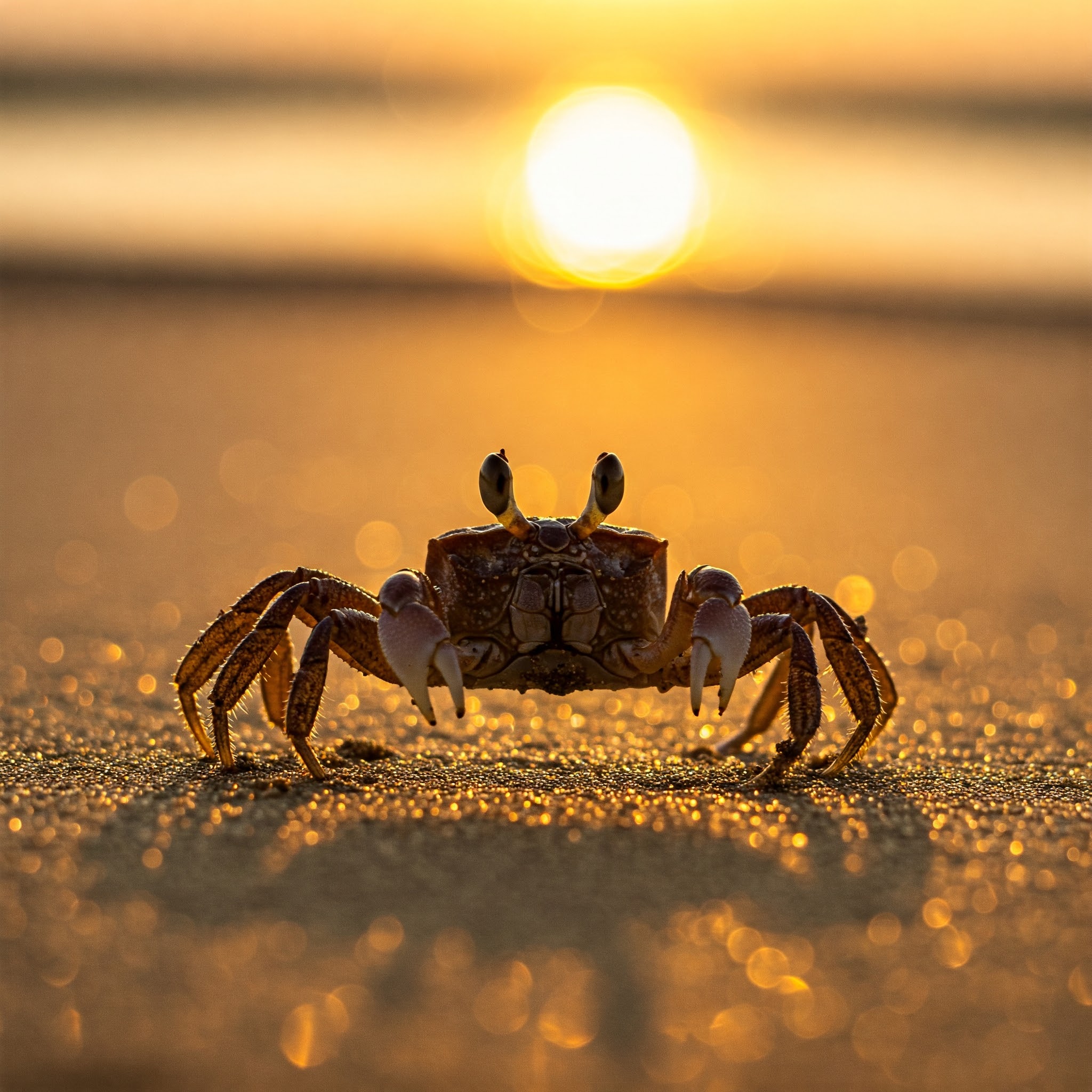 Crab on beach