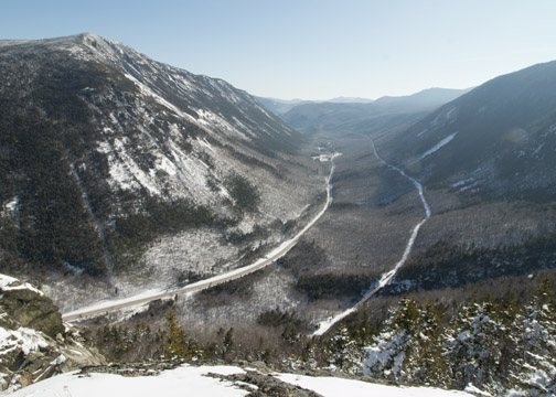 Crawford-Notch From Mt. Willard Trail - January 2016 The Traveling Photographer