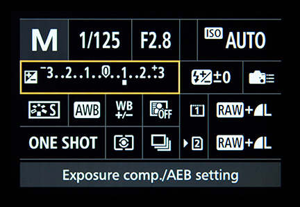 Exposure Compensation Setting