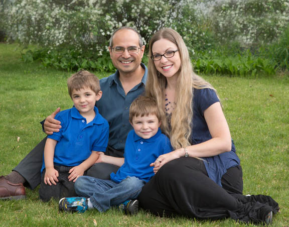 Family Portrait Taken in Woodbury New Jersey