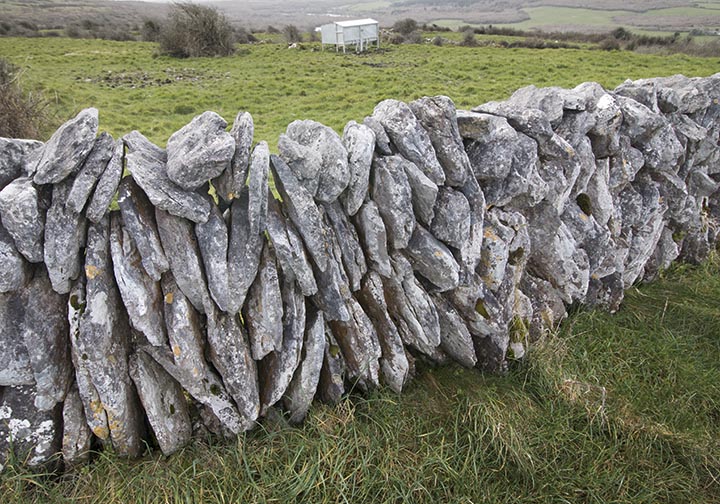 Rock wall, Burren Ireland