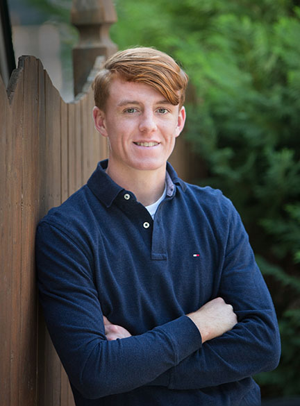 Boy senior portrait