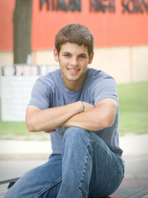 Senior portrait at Pitman High School