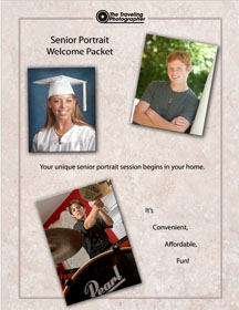 Senior portrait brochure