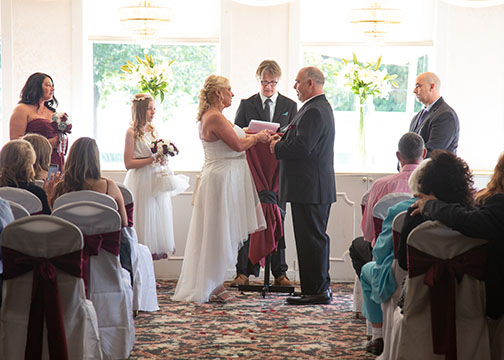 Small wedding ceremony