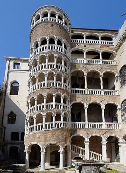 Venice spiral staircase