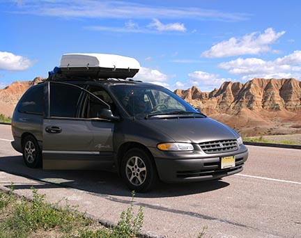 Badlands travel van