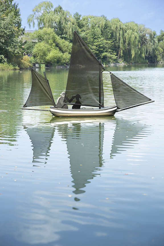 Boat reflection