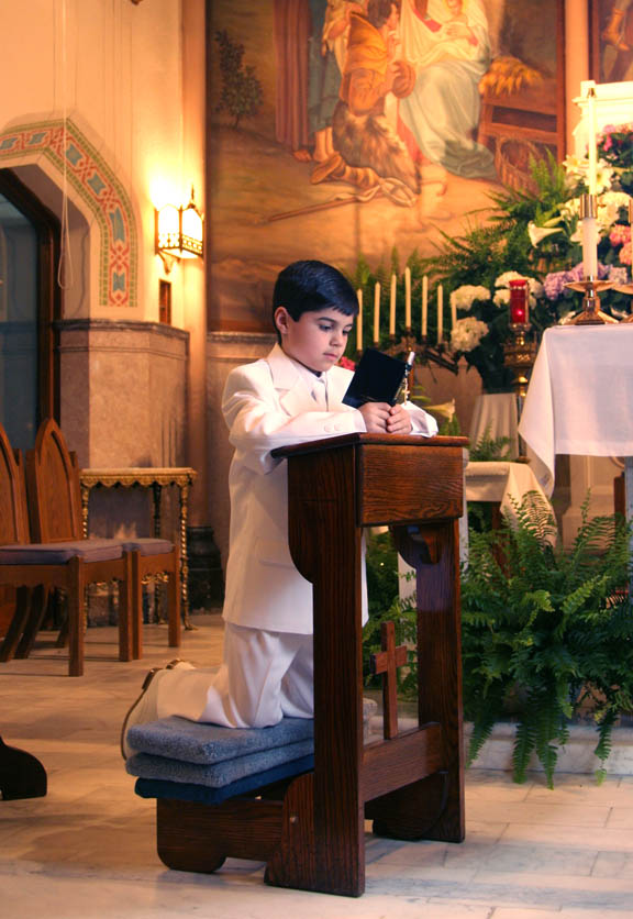 Communion Portrait at Church