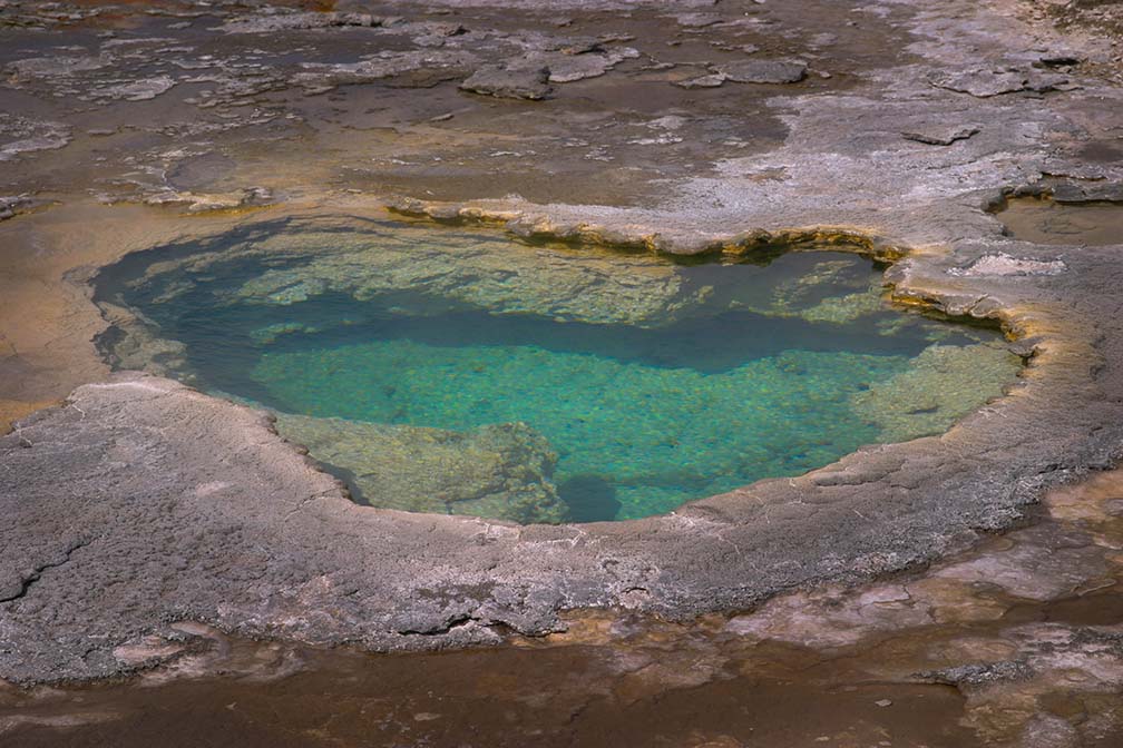 Geyser Basin at Yellowstone National Park