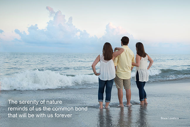 Family photographed in Ocean City, NJ