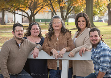 Outdoor family portrait