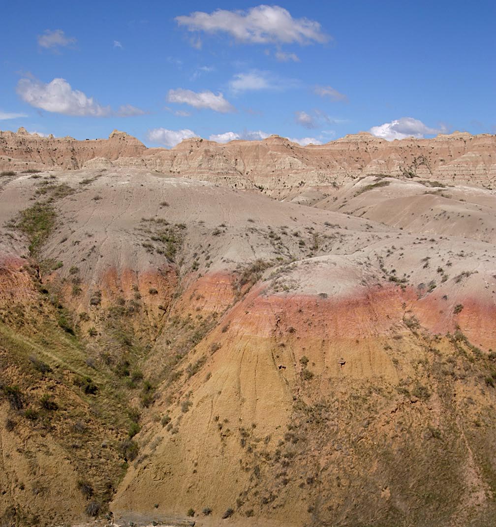 Pastel Colors in The Badlands