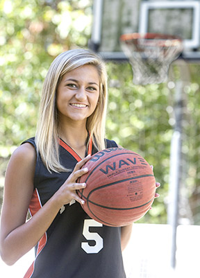 Pitman basketball senior portrait