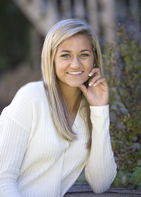 Pitman Backyard Senior Portrait