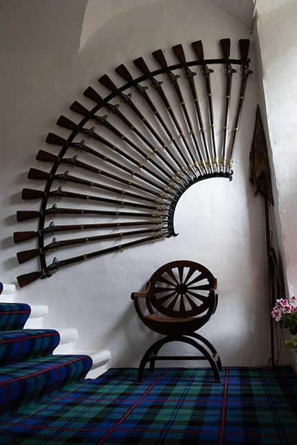 Scotland Castle gun storage