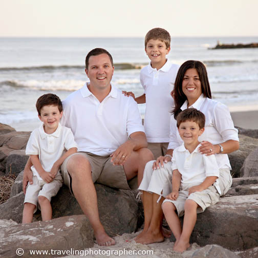 South Jersey Family beach portrait photography