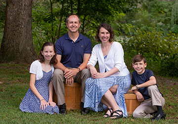 Outdoor family portrait - Pitman NJ