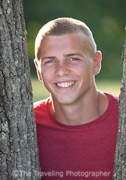 High school senior portrait