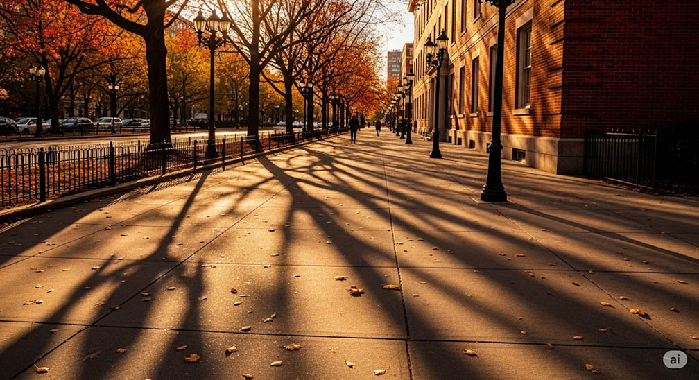 Shadows in the city