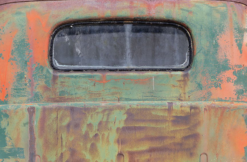 Truck Window Abstract